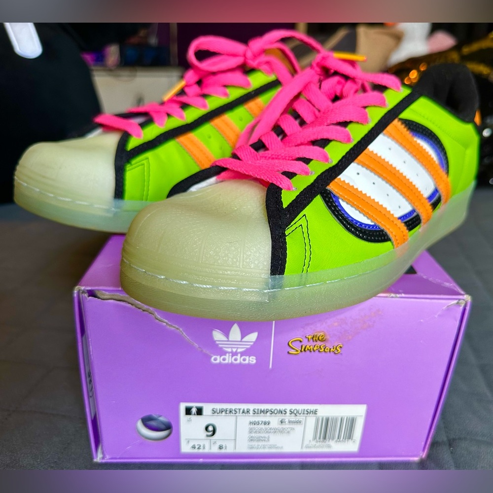 The Simpsons x Adidas Superstar size 9